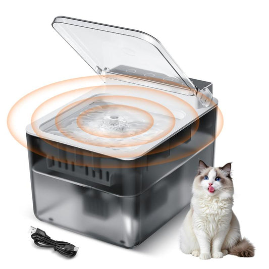 Automatic pet water fountain with sensor, 3L
