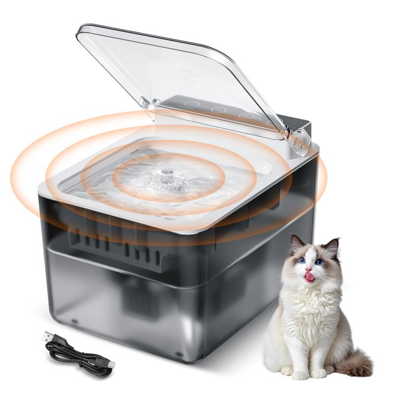 Automatic pet water fountain with sensor, 3L